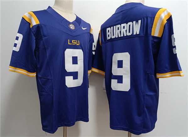 Men%27s LSU Tigers #9 Joe Burreaux Purple 2023 Stitched Baseball Jersey Dzhi->lsu tigers->NCAA Jersey